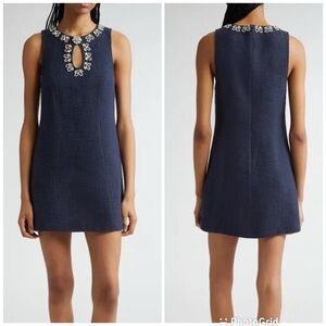 Cinq à Sept Franchelle Embellished Keyhole Mini Dress New with Tags!